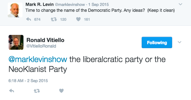 Screenshot of a tweet by Ronald Vietiello, the Trump regime’s new head of US Border Patrol (Twitter)